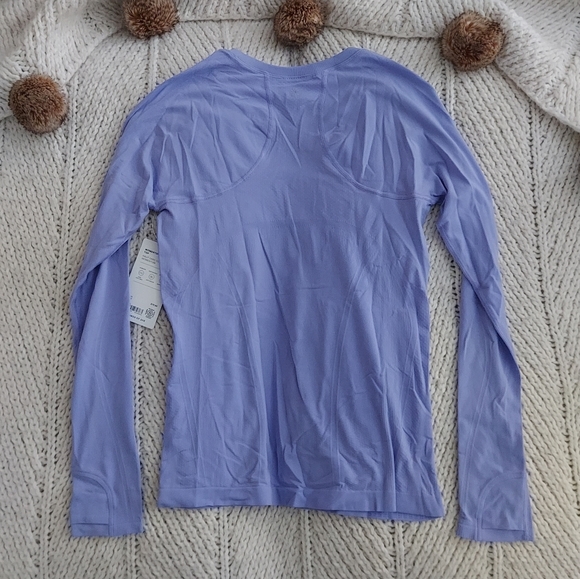 ATHLETA New Momentum Seamless Top Longsleeve - Madeira Purple - Picture 6 of 8